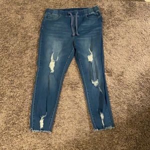 YMI elastic top jeans. Comfy!